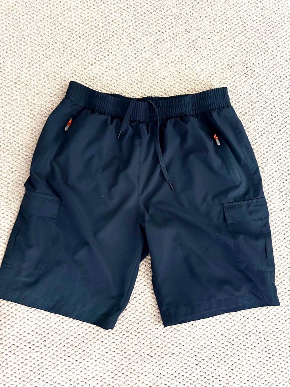 Men's Navy Cargo Shorts with Drawstring’s